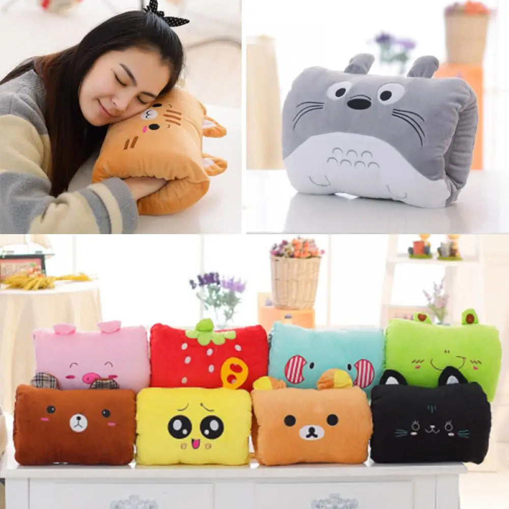 Cartoon Cute Nap Pillow Cartoon Warm Hand Cover Toy Girl