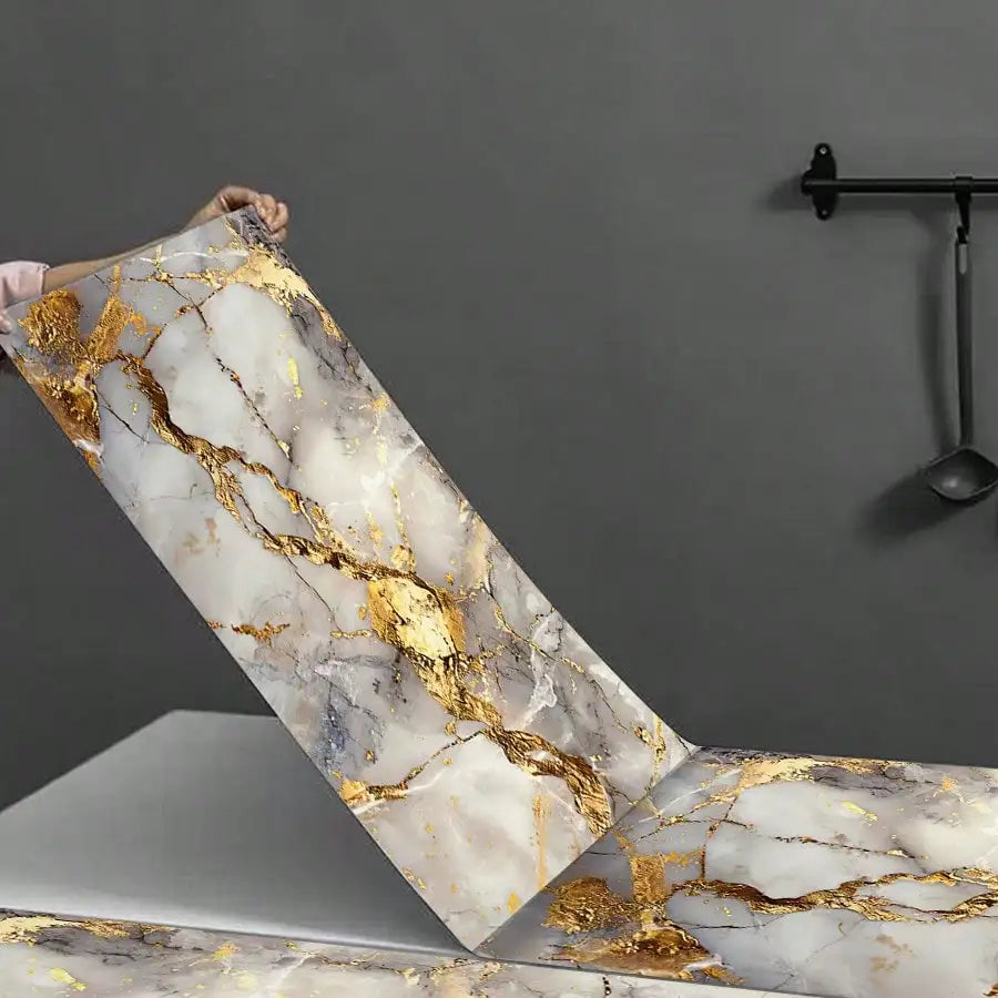 Waterproof Marble Peel and Stick Wallpaper self