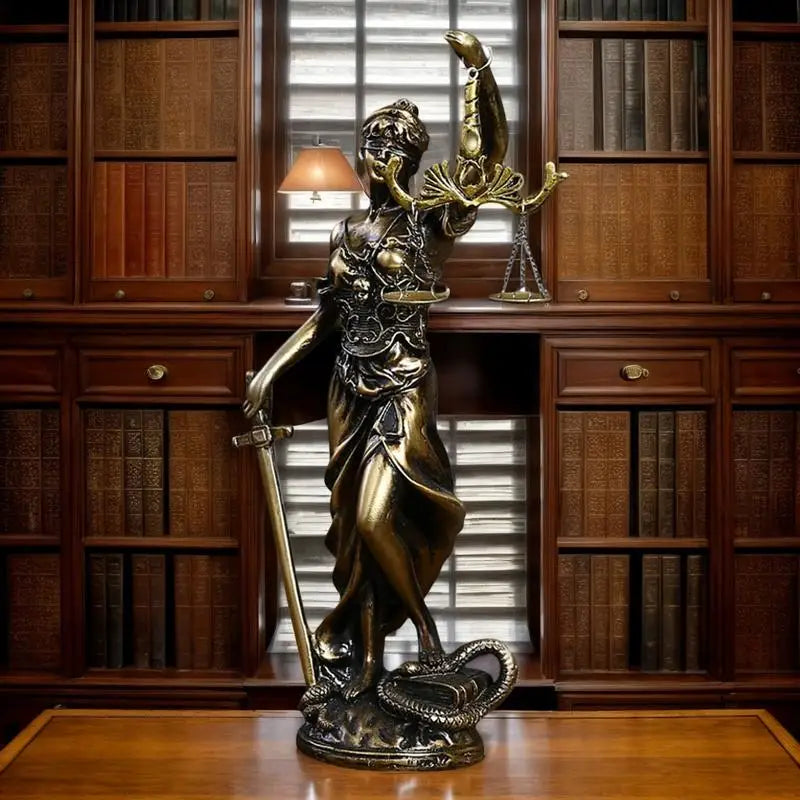 Resin Justice Goddess Artemis Figurines Miniatures Crafts