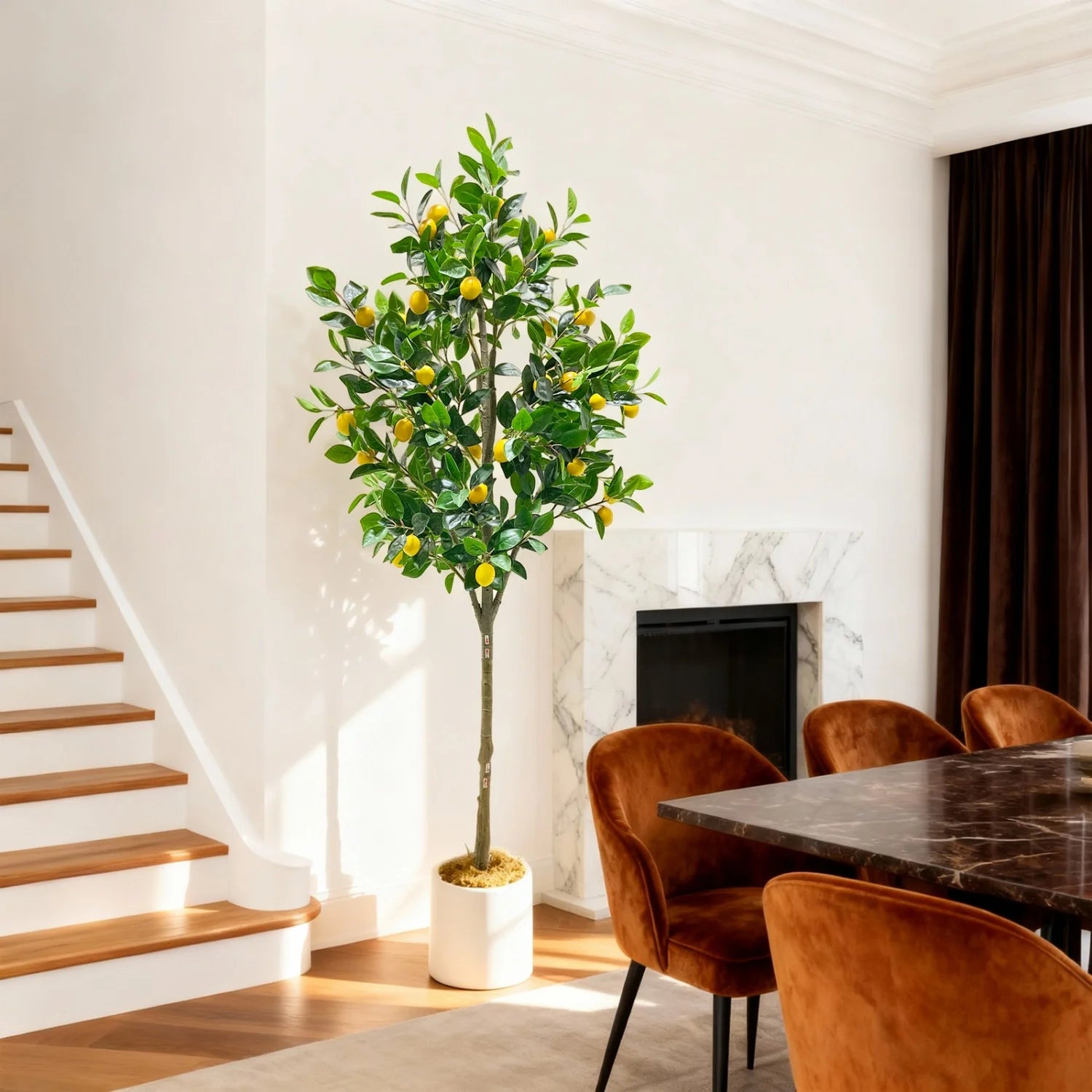 Artificial Lemon Trees Large Artificial Plant Indoor Lemons Tree