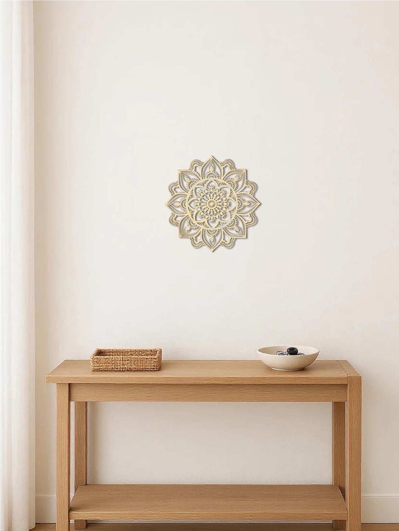 Hand Hammered Moroccan Metal Mandala Wall Art