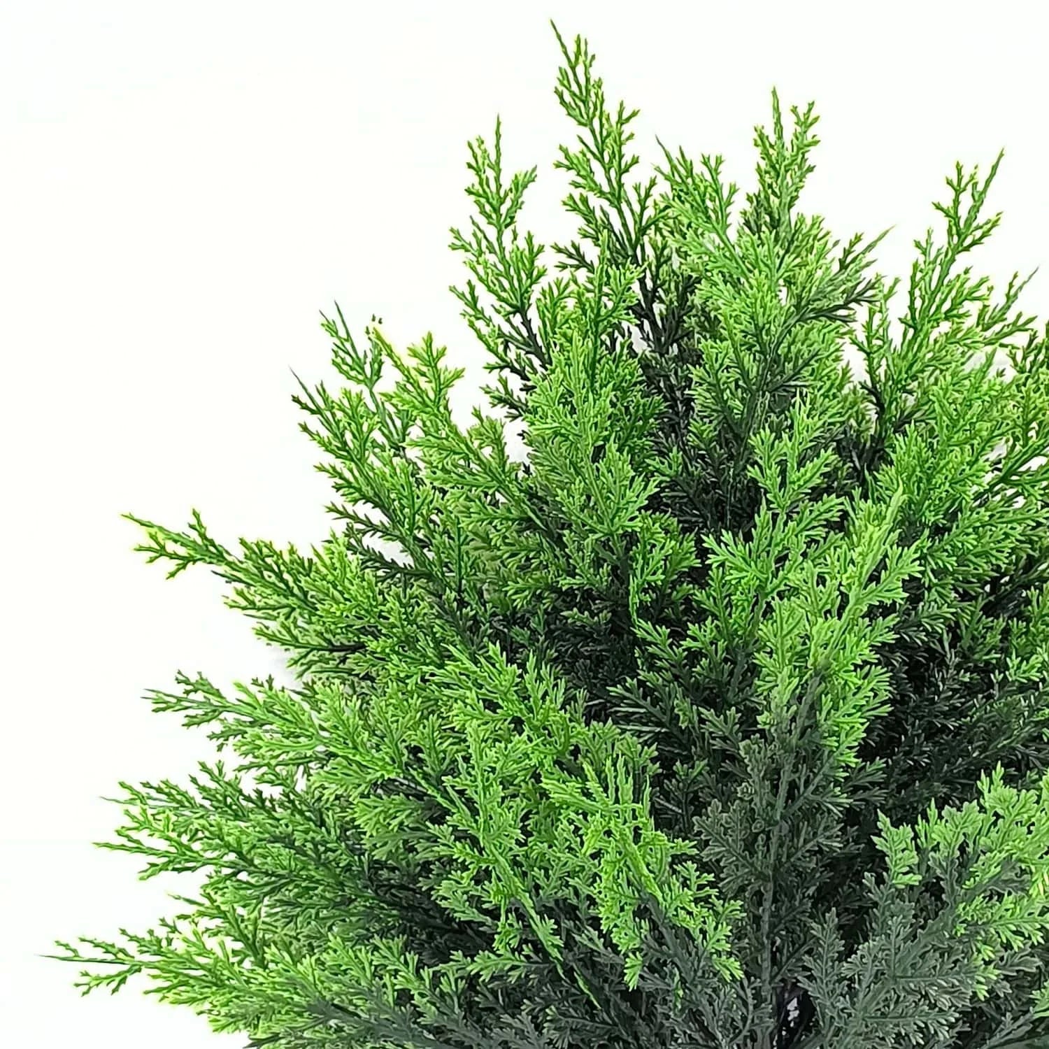 Outdoor Artificial Greenery Spherical Pine Trees with Ground Stakes