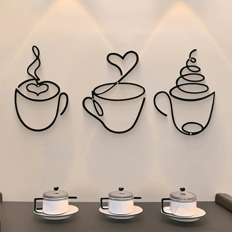 Creative Coffee Wall Hangings, Coffee Shop Decorations