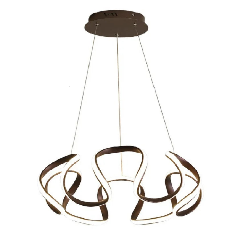 Pendant Light Nordic Twisted Led Chandelier Ceiling Lamp