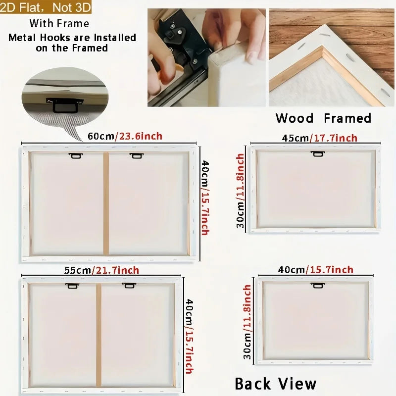 Elegant Golden White Feather Heart Canvas Wall Art